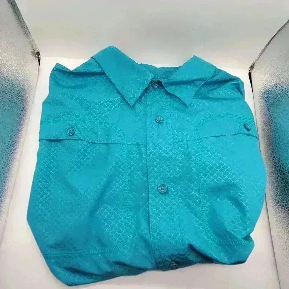 Reel Legends Mariner Men Size XL Vented Long Sleeve Outdoor Fishing Hiking Shirt